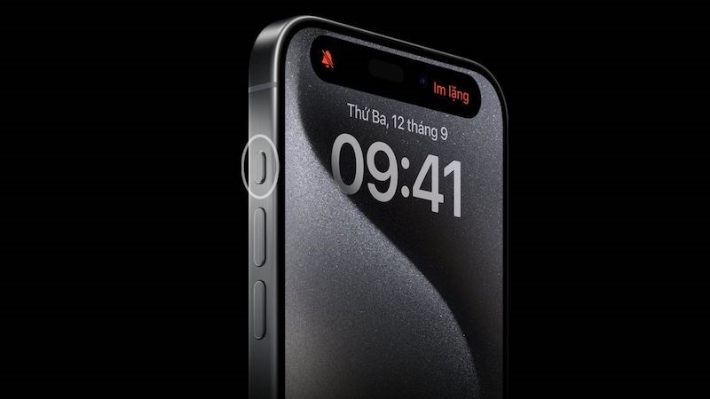 iPhone 15 Pro sẽ kh&ocirc;ng c&oacute; ph&iacute;m bấm vật l&yacute; tăng sự hiện đại v&agrave; nổi bật cho sản phẩm