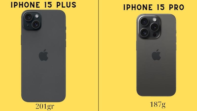 iPhone 15 Pro với viền titan cho trọng lượng nhẹ hơn