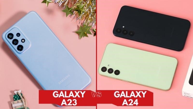 Cả Galaxy A23 và A24 đều phù hợp với tất cả đối tượng học sinh, sinh viên, người cao tuổi,... Cả Galaxy A23 và A24 đều phù hợp với tất cả đối tượng học sinh, sinh viên, người cao tuổi,...