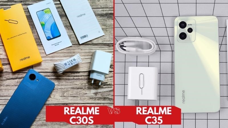 Realme C35 cho c&ocirc;ng suất sạc lớn hơn