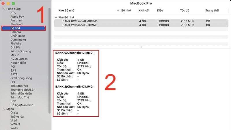 Chọn Report System để xem chi tiết về bộ nhớ hiện tại của máy Chọn Report System để xem chi tiết về bộ nhớ hiện tại của máy