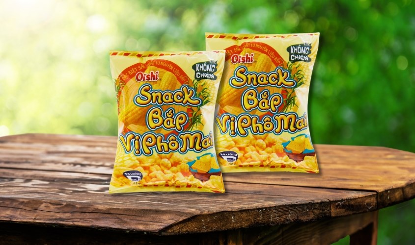 Snack vị bắp phô mai Oishi 35g (từ 3 tuổi)