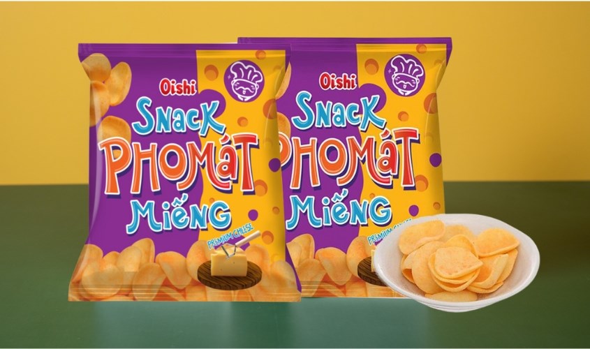 Snack vị pho mát Oishi 35g (từ 3 tuổi)