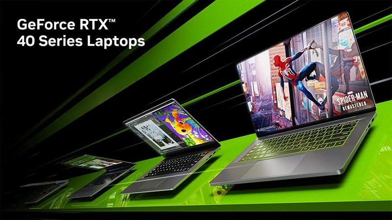 Laptop card đ&ocirc;̀ họa RTX 40 series, m&acirc;̃u laptop gaming ch&acirc;́t lượng đúng nghĩa