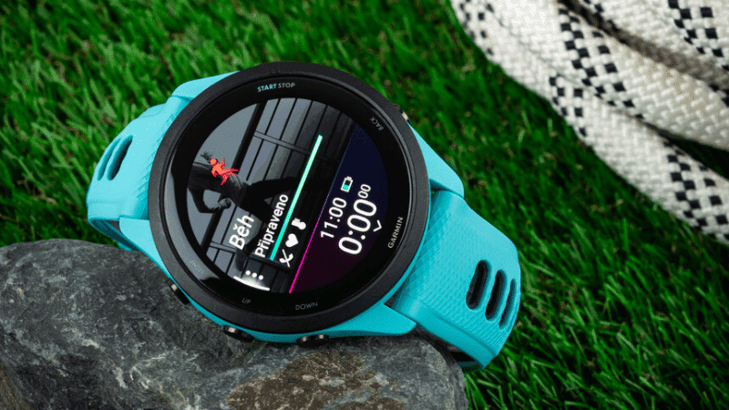 Garmin Forerunner 265 Music c&oacute; thiết kế, m&agrave;u sắc trẻ trung năng động