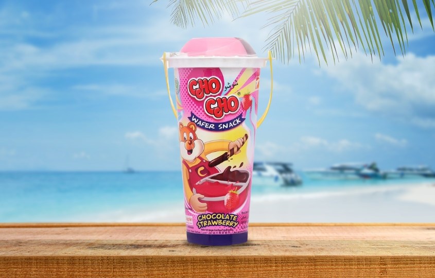 Bánh que chấm socola vị dâu Chocho 35g (từ 2 tuổi)