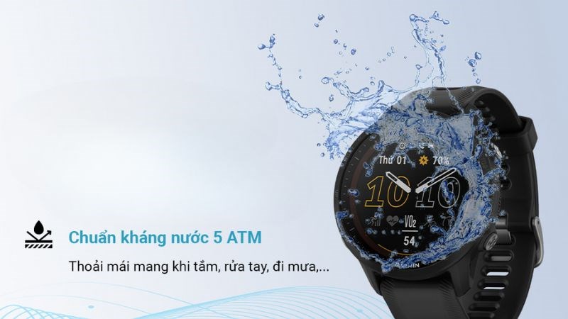 Chu&acirc;̉n ch&ocirc;́ng nước 5ATM mang lại sự bảo v&ecirc;̣ c&acirc;̀n thi&ecirc;́t cho sản ph&acirc;̉m 