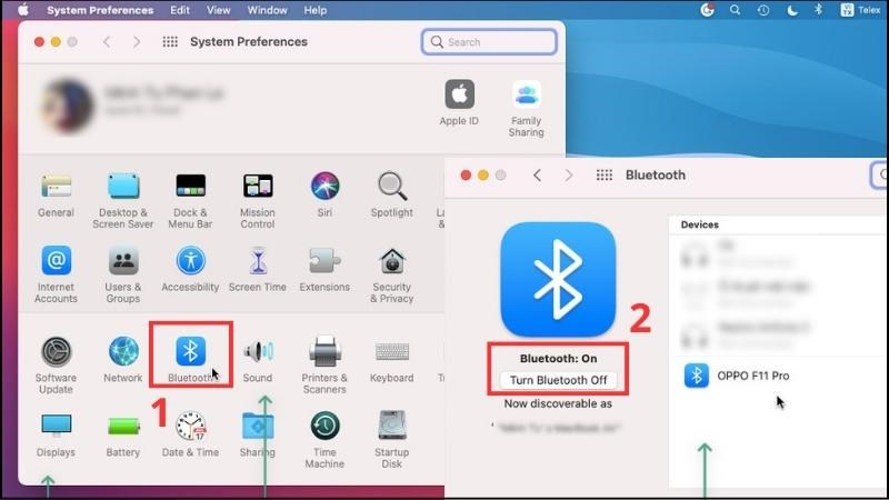 Bật Bluetooth tr&ecirc;n Macbook