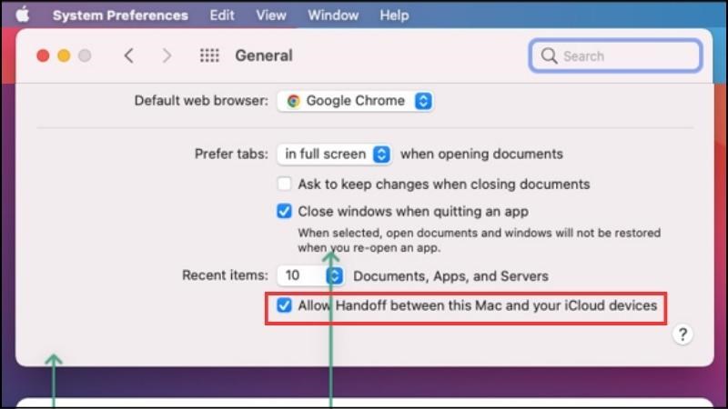 Tick v&agrave;o t&ugrave;y chọn như h&igrave;nh tr&ecirc;n