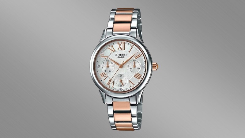 Đồng hồ đ&iacute;nh đ&aacute; Swarovski Casio Sheen gi&uacute;p người d&ugrave;ng th&ecirc;m phần tự tin v&agrave; rạng rỡ