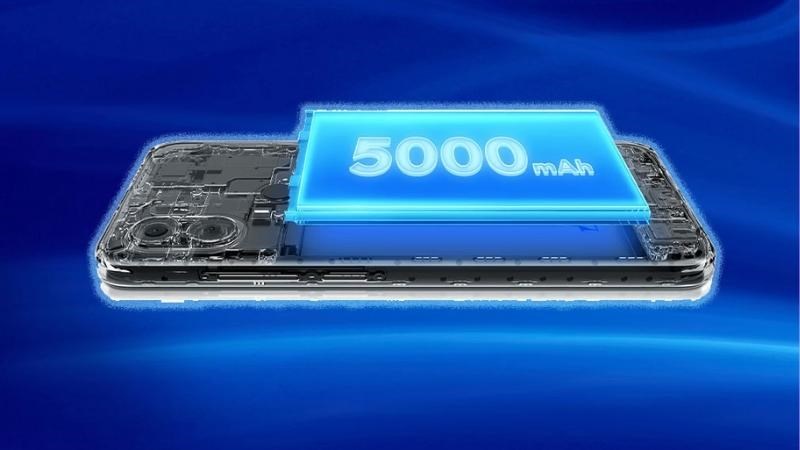 Vi&ecirc;n pin l&ecirc;n đến 5000mAh cho thời gian sử dụng d&agrave;i l&acirc;u