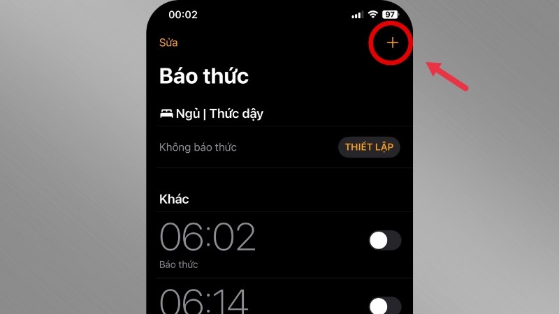 Nhấn vào biểu tượng dấu cộng nằm ở phía bên tay trái màn hình Nhấn vào biểu tượng dấu cộng nằm ở phía bên tay trái màn hình