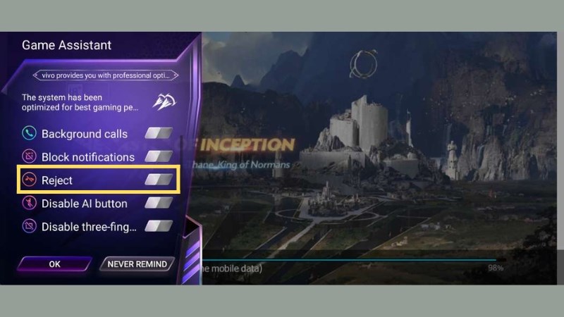 Cho ph&eacute;p từ chối c&aacute;c cuộc gọi m&agrave; bạn cho l&agrave; kh&ocirc;ng quan trọng.