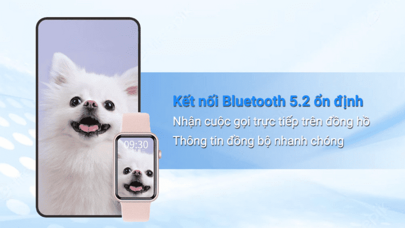 Kết nối bluetooth v5.2 nhanh chóng Trò chuyện ngay trên đồng hồ một cách đơn giản
