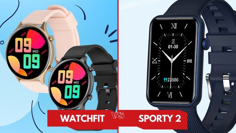 M&agrave;n h&igrave;nh của chiếc BeFit Sporty 2 nhỏ hơn BeFit WatchFit nhưng sắc n&eacute;t hơn v&agrave; ngược lại
