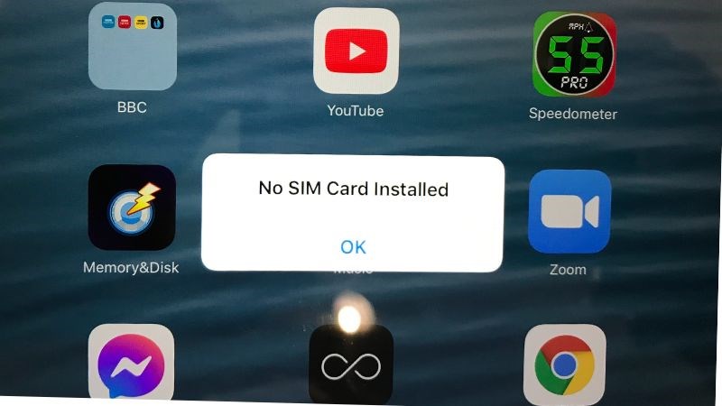 iPad không nhận SIM do đã bị khóa mạng