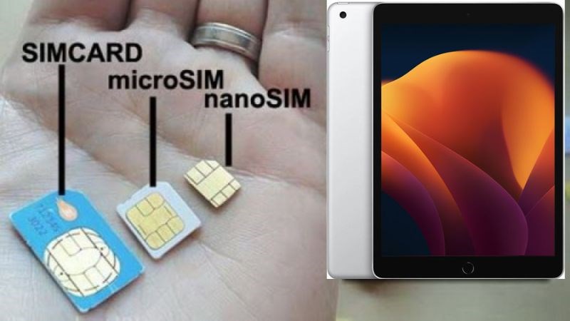 Cần kiểm tra kích thước SIM có tương thích với iPad không