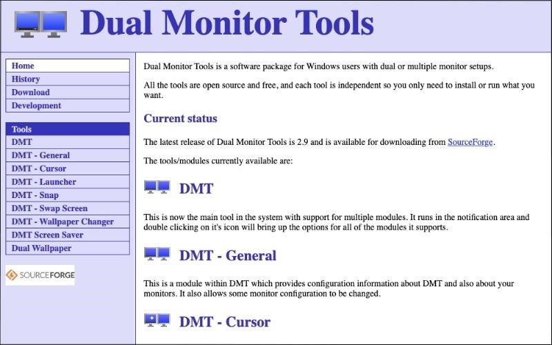 Dual Monitor Tools có khả năng quản lý thiết lập màn hình kép