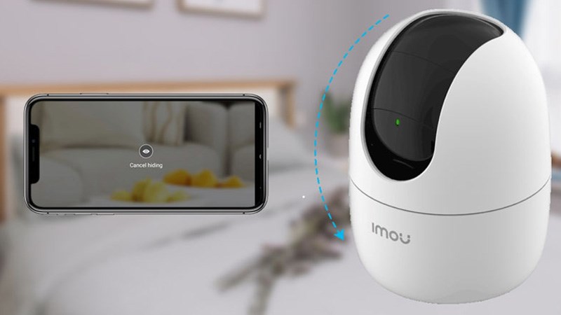 Camera IP 360 Độ 1080P IMOU A2 A22EP sở hữu kiểu dáng sang trọng, đường nét mềm mại đơn giản