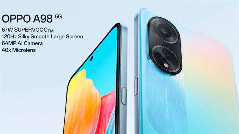 OPPO A98 có chip Snapdragon 778 5G, tần số quét 120Hz, pin khủng 5000mAh OPPO A98 được dự kiến ra mắt vào tháng 7/2023