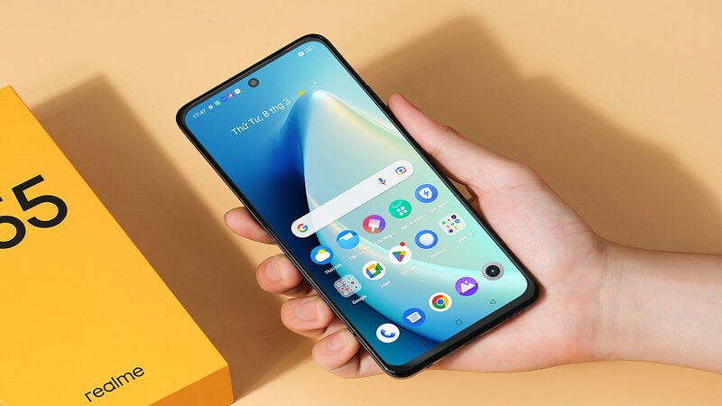 Tấm nền IPS LCD hay được realme sử dụng tr&ecirc;n c&aacute;c thiết bị của m&igrave;nh
