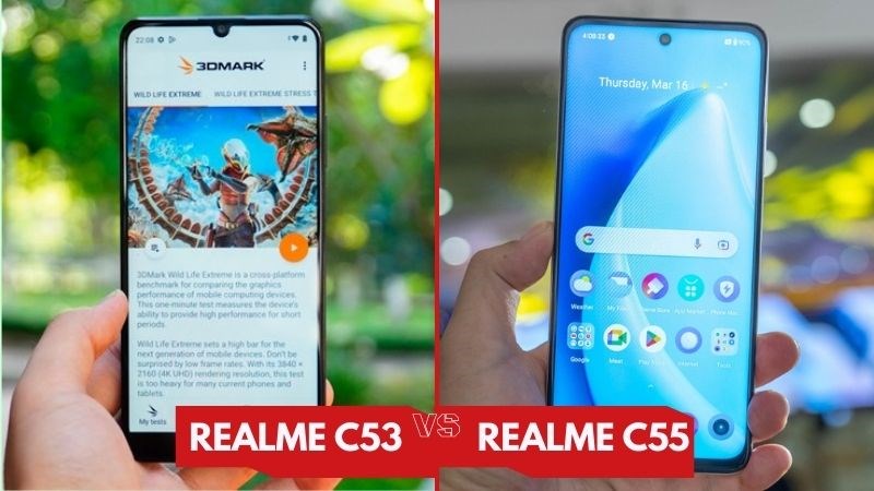 realme C55 cho khả năng nh&igrave;n ngo&agrave;i trời tốt hơn