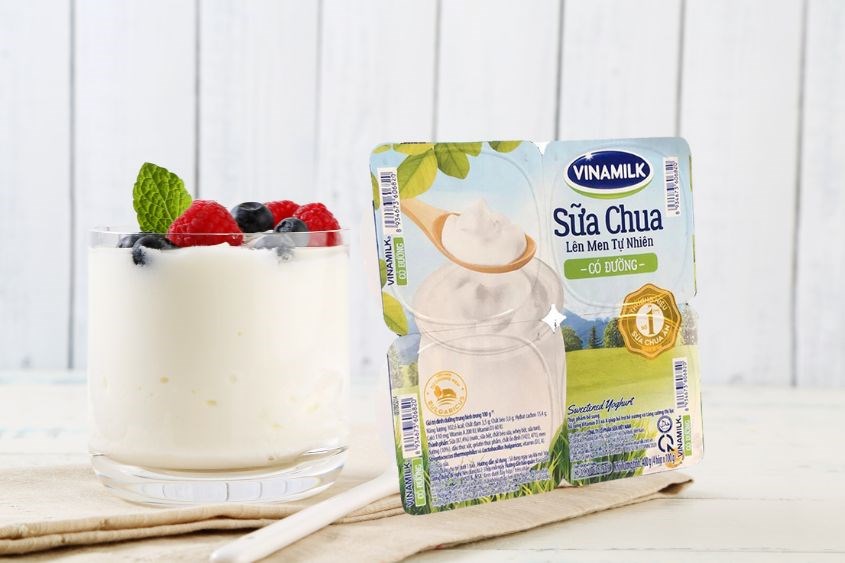lốc 4 hộp sữa chua có đường Vinamilk 100g (từ 1 tuổi)