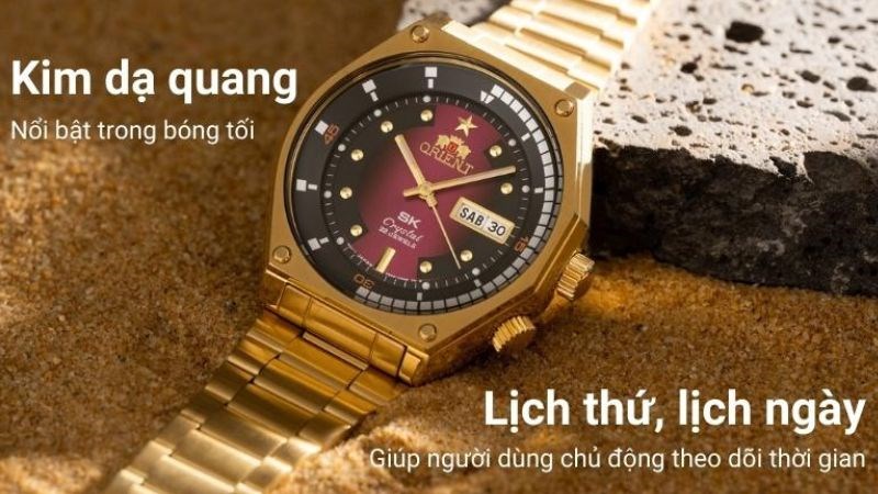 Orient SK RA-AA0B04R19B được trang bị kim dạ quang phát sáng Orient SK RA-AA0B04R19B được trang bị kim dạ quang phát sáng