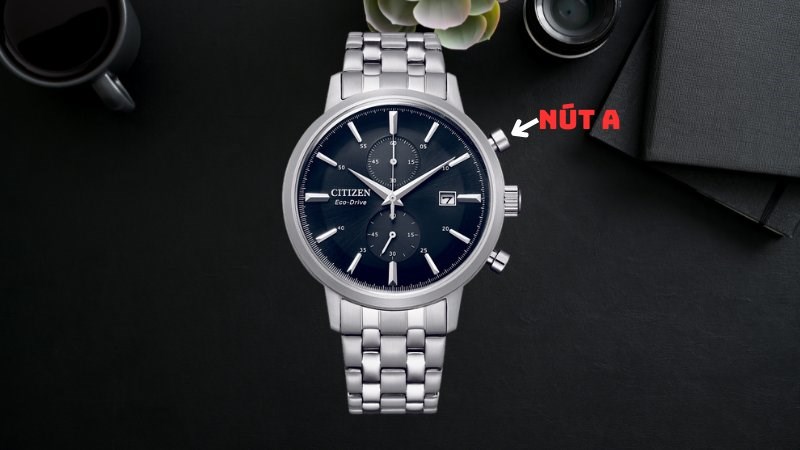 Cách chỉnh ngày cho Citizen Eco-drive năng lượng mặt trời