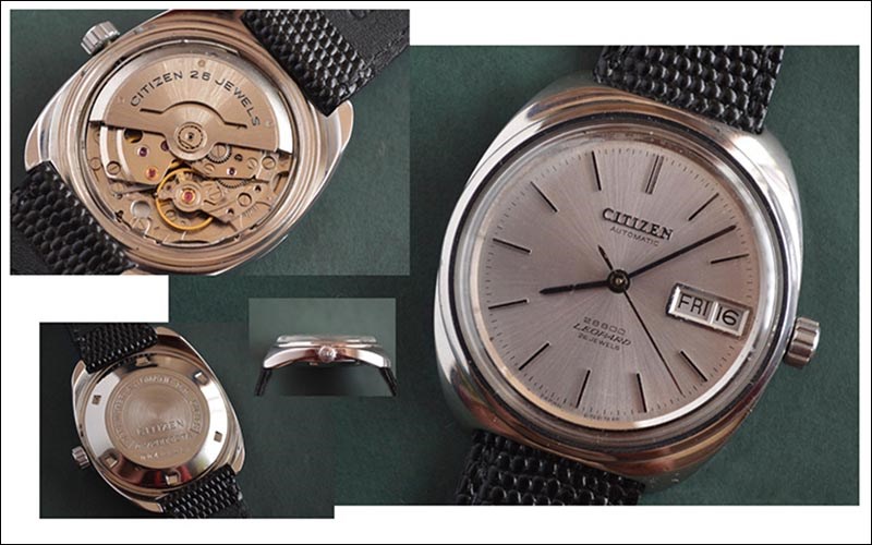 D&ograve;ng m&aacute;y Citizen Leopard nổi tiếng với bộ m&aacute;y in-house chất lượng