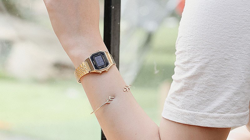 Đồng hồ CASIO Unisex LA680WGA-1BDF sở hữu khung viền nhựa PC hạn chế hư hỏng Đồng hồ CASIO Unisex LA680WGA-1BDF sở hữu khung viền nhựa PC hạn chế hư hỏng