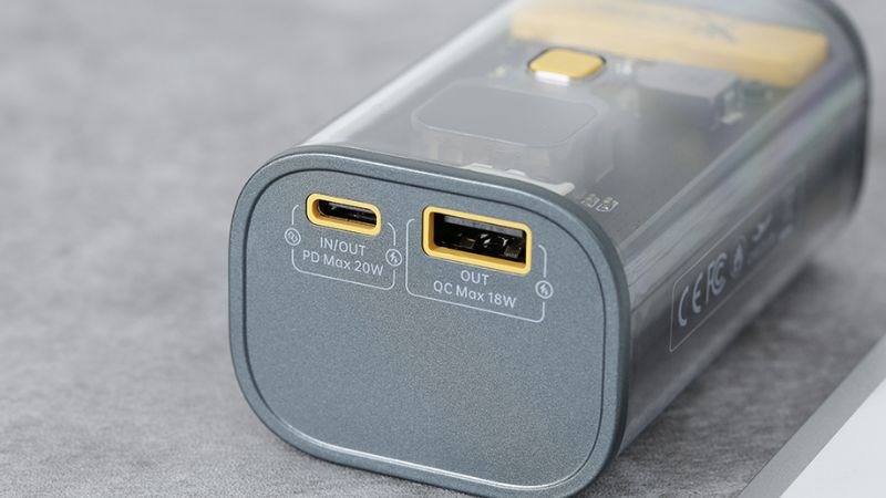 M&ocirc;̣t vi&ecirc;n pin dự phòng 10.000mAh với hi&ecirc;̣u su&acirc;́t l&ecirc;n đ&ecirc;́n 68%