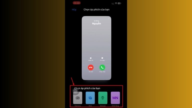 Chọn một &aacute;p ph&iacute;ch m&agrave; bạn th&iacute;ch