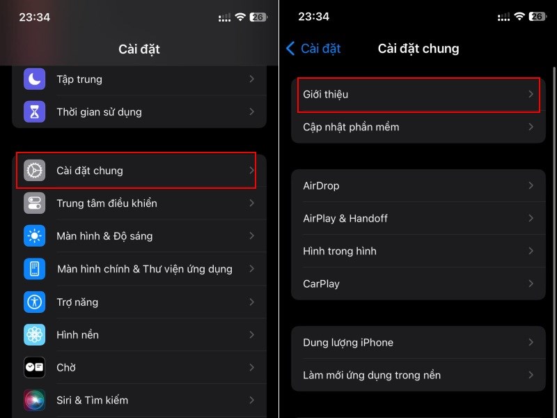 Truy cập v&agrave;o phần giới thiệu