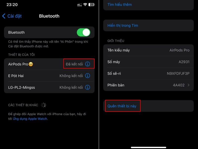 Qu&ecirc;n thiết bị AirPods đ&atilde; gh&eacute;p đ&ocirc;i