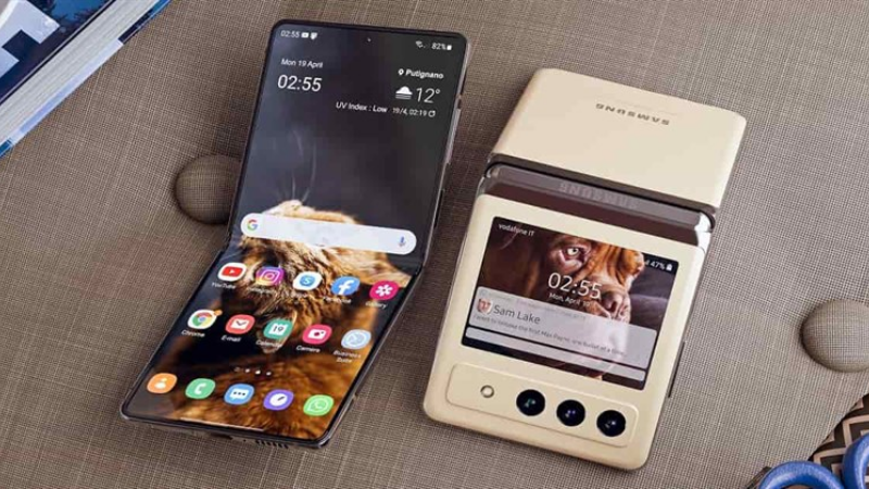 Phiên bản Samsung Galaxy Z Flip5 màu be mang vẻ đẹp óng ánh như một viên ngọc sáng Phiên bản Samsung Galaxy Z Flip5 màu kem mang vẻ đẹp óng ánh như một viên ngọc sáng
