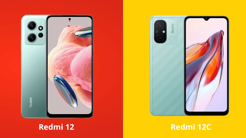 Thiết kế tổng quan của Redmi 12 v&agrave; Redmi 12C