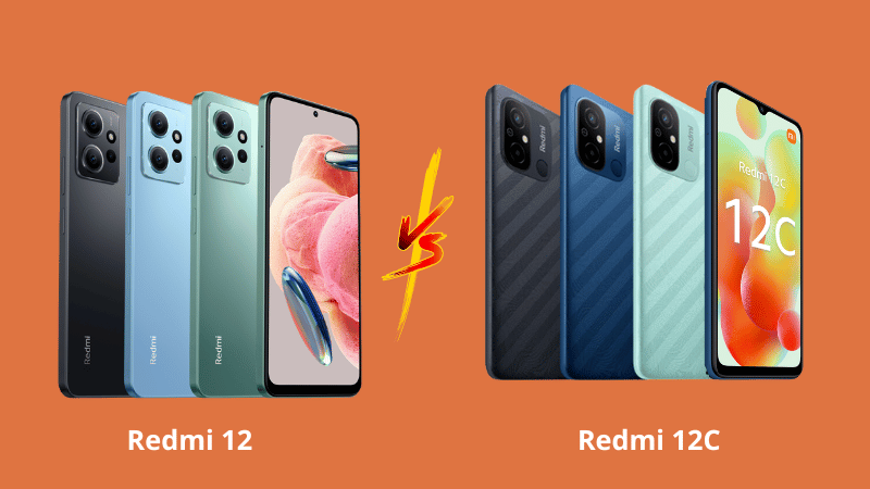 ROM mặc định của Redmi 12 l&agrave; 128GB, c&ograve;n Redmi 12C l&agrave; 64GB ở cấu h&igrave;nh cơ bản 