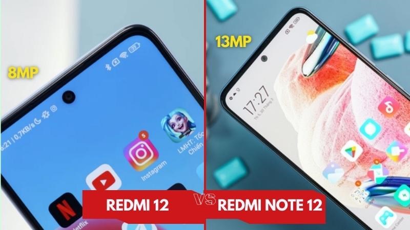 Camera trước của Redmi Note 12 cho chi tiết tốt hơn nhờ c&oacute; độ ph&acirc;n giải cao hơn
