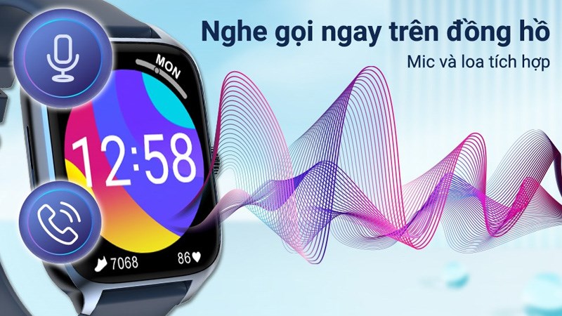 Nghe gọi trực tiếp tr&ecirc;n đồng hồ th&ocirc;ng qua kết nối bluetooth