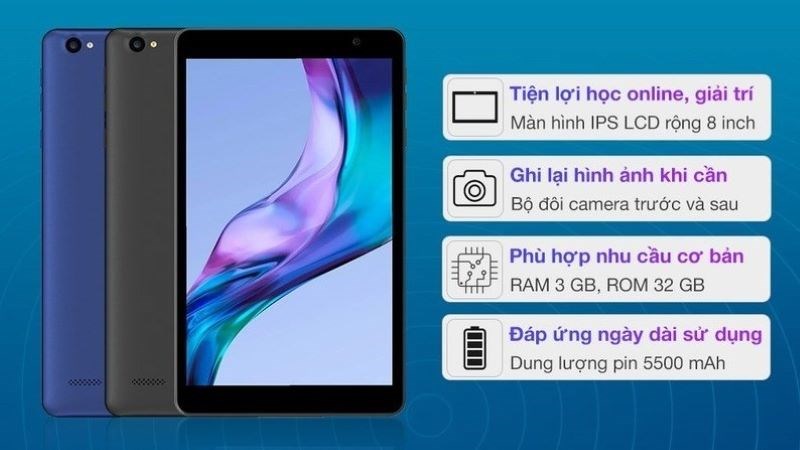 Máy tính bảng Masstel Tab 8.2 có thiết kế tinh xảo, đẹp mắt Máy tính bảng Masstel Tab 8.2 có thiết kế tinh xảo, đẹp mắt