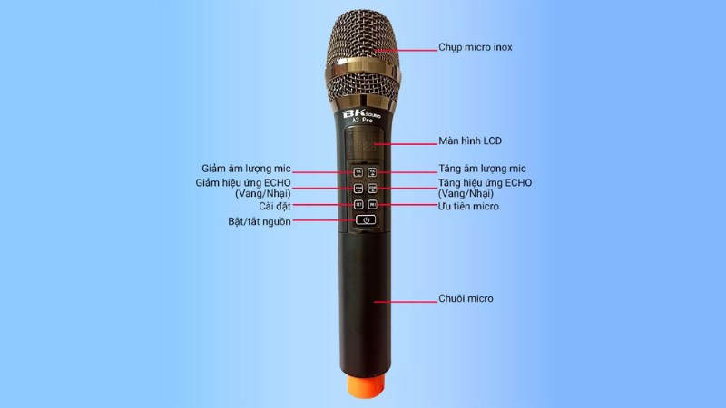 Tinh chỉnh &acirc;m lượng v&agrave; c&aacute;c thiết lập &acirc;m tr&ecirc;n micro cho vừa với nhu cầu sử dung