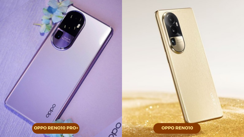 OPPO Reno10 được trang bị viên pin lên đến 5000mAh còn Reno Pro+ là 4700mAh