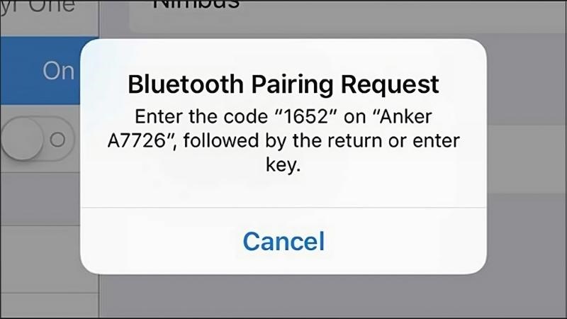 Tr&ecirc;n m&agrave;n h&igrave;nh iPad sẽ xuất hiện một m&atilde; gh&eacute;p đ&ocirc;i