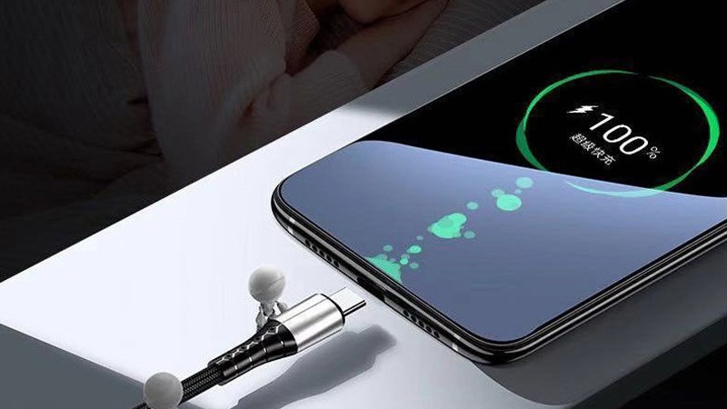 Tự động sạc ở c&ocirc;ng suất cao nhất khi điện thoại c&ograve;n dưới 50%