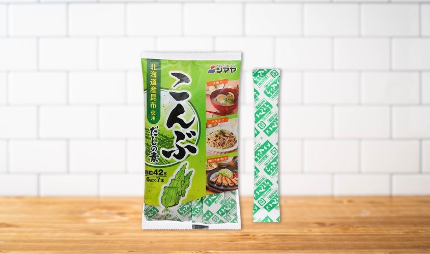 Hạt nêm Dashi Shimaya tảo bẹ kombu gói 42g
