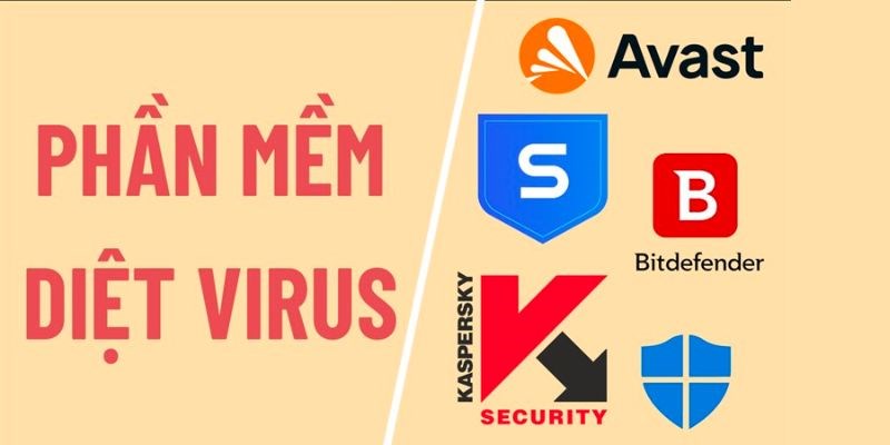 M Tải các phần mềm diệt virus