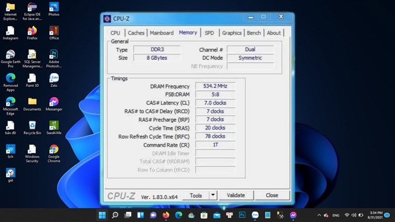 Bạn sẽ thấy toàn bộ thông tin về cấu hình Bạn sẽ thấy toàn bộ thông tin về cấu hình