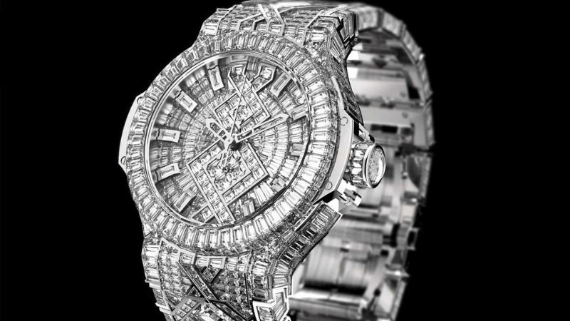 Hublot kim cương 5 Millions USD được khảm với 1.2929 vi&ecirc;n kim cương v&ocirc; c&ugrave;ng đặc sắc