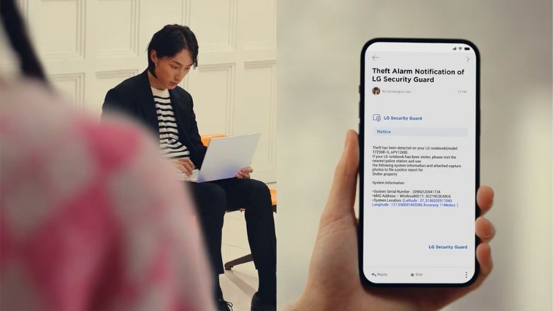LG Security Guard gi&uacute;p bảo vệ thiết bị của bạn